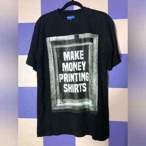 NWOT Market Printing Money Graphic Tee - Size M